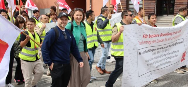 Solidarisch mit dem Streik der KDL-Beschäftigten